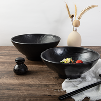 Lot de bols à ramen japonais en mélamine mate écologique de 9 pouces, incassables, avec logo personnalisé, pour mariage et nouilles – Vente en gros