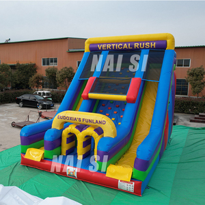 Inflatable leo núi đá Inflatable cực leo lên trượt leo tường với trượt trẻ em sân chơi đồ chơi ngoài trời trò chơi vui nhộn - Product Image 4