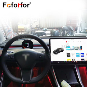 Mini groupe numérique pour <span class=keywords><strong>Tesla</strong></span> modèle <span class=keywords><strong>3</strong></span>/Y Mini LCD tableau de bord tableau de bord compteur de vitesse lecteur de <span class=keywords><strong>cockpit</strong></span> - Product Image 2