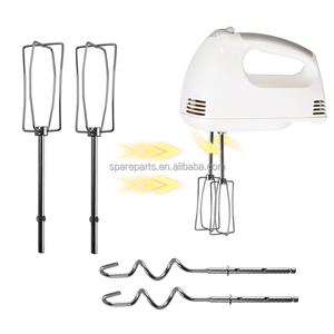 Batteur à oeufs électrique en acier inoxydable, tête de mélange, crochet à pâte, <span class=keywords><strong>fouet</strong></span> électrique, outils de cuisine - Product Image 2