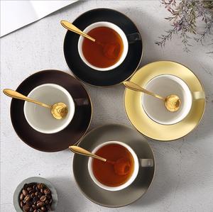 Set Da Caffè in ceramica 19 Pezzo in stile Europeo Classico Tazza di Caffè Piattino Pomeriggio 6 Persone Usano Tè In Porcellana Set Da Caffè - Product Image 3
