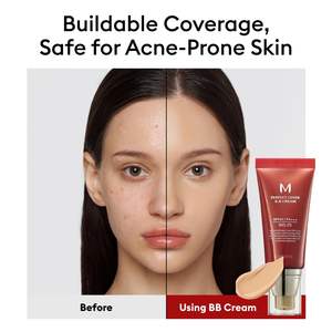 Missha M Perfect Cover Bb Cream No.25 Warm Beige Spf 42 Pa+++ Crema Hidratante con Color para Todo Tipo de Piel - Product Image 4