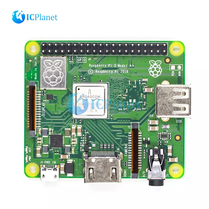 ICPlanet original Raspberry 512mb Pi 3 Model A+ 512M Pi3A+ Case Development Board