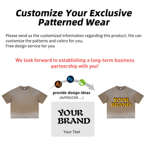 Camiseta Oversize de Verano para Hombre, Estilo Vintage, Lavado a la Piedra, Corte Holgado, Efecto Desgastado con Bordes Desgastados - Product Image 4