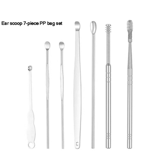 6-5pcs Set Stainless Steel Ear Picks Set Ear Wax Remover <strong>Cleaner</strong> Tool <strong>Kit</strong> With Storage Box for Adults and Kids - Product Image 2