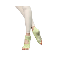 Chaussettes antidérapantes Pure Yoga pour femmes à 5 orteils pour l'entraînement au sol de compression Pilates Utilisation hivernale