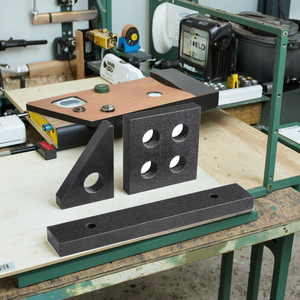 مقياس قياس متوازي مستقيم حافة مستقيمة من الجرانيت الأسود درجة 00 أدوات معايرة لقياسات الرخام - Product Image 1