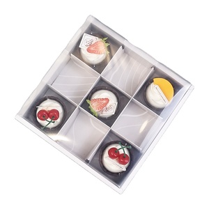 degradable High Grade Custom Branding Muffin Cup Cake Box 12inch White Cup Cake Boxes With Ribbon