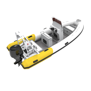Vente en gros Certification CE 20ft 18ft 560 PVC orque Hypalon Tube Gonflable V Profond Soudé <span class=keywords><strong>Console</strong></span> Aluminium Rib Bateau avec Moteur - Product Image 3