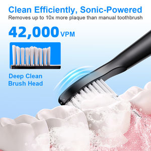 Logo personnalisable couleur IPX7 étanche USB type c charge sans fil longue durée de vie de la batterie brosse à dents électrique sonique intelligente M500 - Product Image 2