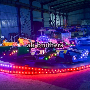 Atracción Infantil al Aire Libre de Zhengzhou Ali Brothers, Juegos Mecánicos Familiares para Parque de Atracciones, Giostra Music Express de Fibra de Vidrio, Altura de 3.5-8.5m - Product Image 3