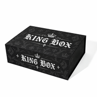 Boîte cadeau magnétique de luxe professionnelle, fabrication OEM directe d'usine, taille personnalisée, boîte en carton pliable pour l'emballage de produits de marques mondiales