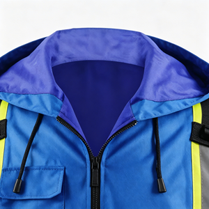 Customizable Logo Raincoat Hi Vis Reflective Breathable Waterproof Winter Jacket for Spring Reflective Safety Clothing - Product Image 3