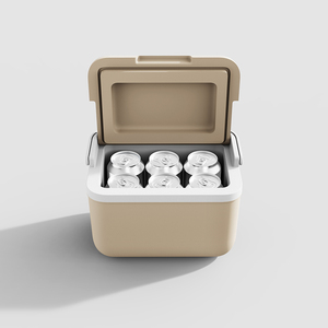 5L biểu tượng tùy chỉnh cách điện ngoài trời cắm trại nhỏ hộp mát Băng di động dã ngoại với xử lý băng ngực hộp mát - Product Image 5