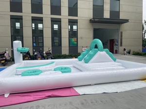 Piscine gonflable d'extérieur pour enfants, parc aquatique gonflable avec <span class=keywords><strong>toboggan</strong></span> - Product Image 4