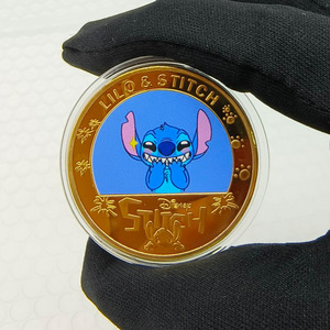5 types de médailles commémoratives rondes à motifs de dessins animés et d'anime, cadeau pour enfants, Action - Product Image 4
