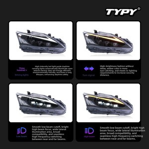 ชุดไฟหน้า TYPY 12V สำหรับ Lexus CT200h แบบดัดแปลงพร้อมเลนส์ LED ไฟเดย์ไลท์แบบ Streamer สำหรับปี 2014-2020 - Product Image 5