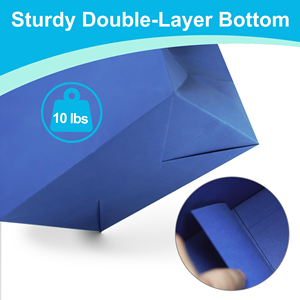 Custom Luxury Hot Foil Stamping Paper <b>Bag</b> Cardboard Paper Gift <b>Crafts</b> <b>Bag</b> for Shopping with Ribbon Handle - Product Image 3