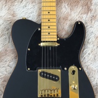 High Quality Black 39 Inch TL Maple Neck 6-String Electric Guitar with Matte Finish Rosewood Fretboard Model TL-033