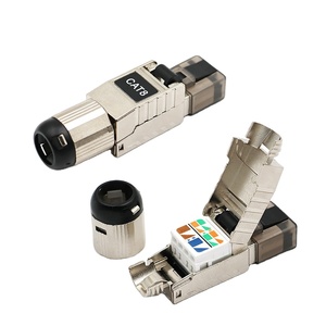 Anshi Modular cắm Keystone Jack toolless bảo vệ FTP STP cho cat8 CAT7 cat6A RJ45 - Product Image 1
