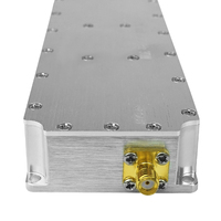 Amplificateur de puissance RF HKTX 30W, fréquence personnalisée, module PA haute puissance large bande, connecteurs RFIN/RFOUT, gain 44dB, aluminium, 28V