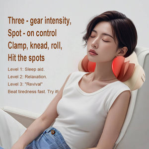 Almohada de Masaje JAMOOZ con Forma de Nube, Almohada Cervical Suave para Viajes y Camping, con Bolsa de Aire Eléctrica, Compresión de Aire, Control de Tiempo, Regalo - Product Image 5