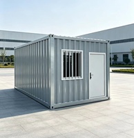 Maisons modulaires préfabriquées en acier de haute qualité de 20 pieds et 40 pieds, pour bureaux et logements miniatures