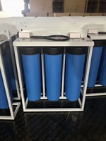 Haute qualité 20 pouces PP 3 étapes en plastique grand bleu cartouche de préfiltration filtres boîtier pour système de traitement de l'eau RO