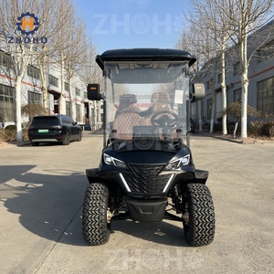 Classic <strong>Black</strong> 4 Seater Club Golf Cart Dune <strong>Buggy</strong> off Road Hunting Gas CE Certified 90km Range - Product Image 2
