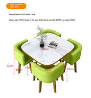 Table de restaurant en acier de luxe pour cafés, hôtels, rassemblements modernes - Mobilier commercial durable