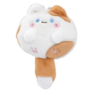 12cm Squeaky Cat Plush Keychain Long-Tailed Cartoon Kitten Pendant Soft Stuffed Animal <b>Keyring</b> for Bags & Keys <b>Cute</b> Gift - Product Image 5