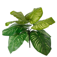 Nouvelle Mode Décoration 33cm Fausse Plante Artificielle Feuilles Bundle Pour La Décoration D'intérieur