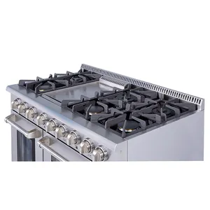 Dual Fuel 48 Inch Convection Gas Range With 6 Burners