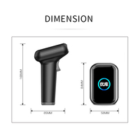 Escáner de código QR de mano BIS, pistola de escaneo de código de barras Android 1D 2D, escáner de código de barras de mano USB