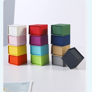 Magnetic Box with Cotton Carton Kraft Paper Plain Jewelry <b>Boxes</b> <b>Book</b> Magnetic Jewelry Paper Box Flip Jewelry Box - Product Image 5