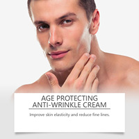 Crème anti-rides pour homme OEM, protection contre le vieillissement, crème pour le visage en stock, conforme à la CPNP et à la réglementation européenne CE
