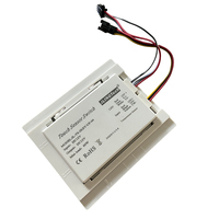 Interrupteur tactile à double bouton 12V 60W avec variateur d'intensité et anti-buée, affichage de l'heure et de la température pour miroir LED de salle de bain intérieur