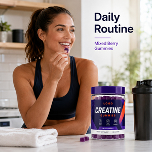 Gomitas de Creatina Monohidrato (Golosinas) Suplemento Deportivo para Adultos Beta-Alanina 10-19g de Proteína por Porción Mejora la Resistencia - Product Image 3