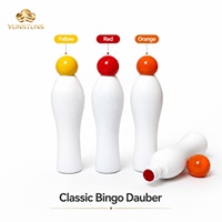 Marqueurs de bingo OEM multicolores à pointe ronde de 10 mm, encre à base d'eau, 40 ml, en vrac, pour salles de jeu, jeu de bingo, points décoratifs et jouets de tirage