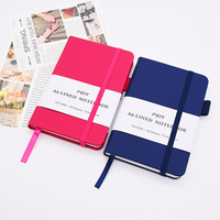 Carnet de notes en cuir PU avec logo personnalisé, nouveau design imprimé, format A5, couverture rigide, journal, agenda, carnet de notes