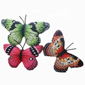 Comfortable animal butterfly shaped plush pillow cushion toys