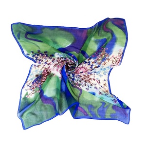 Customized Design Your Own Logo Printing <strong>Bandana</strong> Square Polyester Silk Satin <strong>Bandana</strong> - Product Image 5