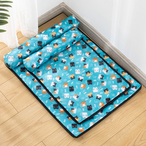 Matras pendingin antilembap, alas pendingin anjing kucing musim panas, bantalan tidur, kasur hewan peliharaan dengan bantal pendingin musim panas - Product Image 5