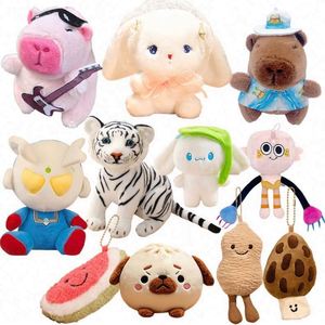 Jouets en peluche personnalisés en gros, super doux, en coton PP, motif vache à queue bouclée en spirale, design unique, cadeau mignon et abordable - Product Image 3