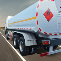 Proveedor de fábrica usado Sinotruk Howo 6x4 camión cisterna diésel 20000L tanque de combustible líquido Manual 8x4 371/375hp venta de camiones de segunda mano