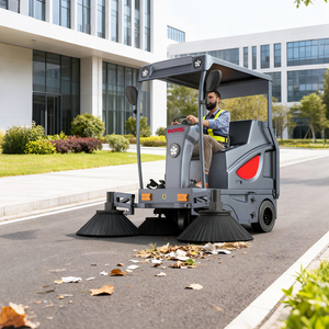 Wachtel tuyệt vời hút đi xe trên đường sàn quét đường phố sạch hơn công nghiệp chân không quét máy - Product Image 3