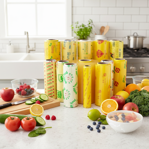 <span class=keywords><strong>Film</strong></span> étirable PVC pratique pour supermarché, idéal pour l'emballage des fruits et légumes. - Product Image 4