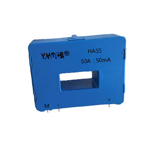 YHDC 50A/100A Sensor arus Loop tertutup efek Hall, tipe dudukan Pcb transduser arus +/-15V catu daya ganda - Product Image 5