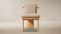 Ensemble de table à manger d'extérieur en teck, design minimaliste, meubles de patio durables