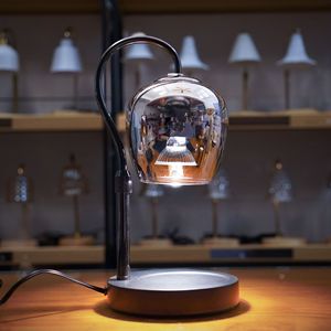 Luxurious Electric Aromatherapy Candle Warmer Metal Bedroom Bedside Candle Lamp Romantic Smokeless Dimmable Night Candle <b>Light</b> - Product Image 4